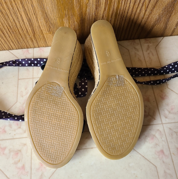 NWT Montego Bay Club Wraparound Espadrille Wedges Size 6 ♡ - Picture 5 of 6